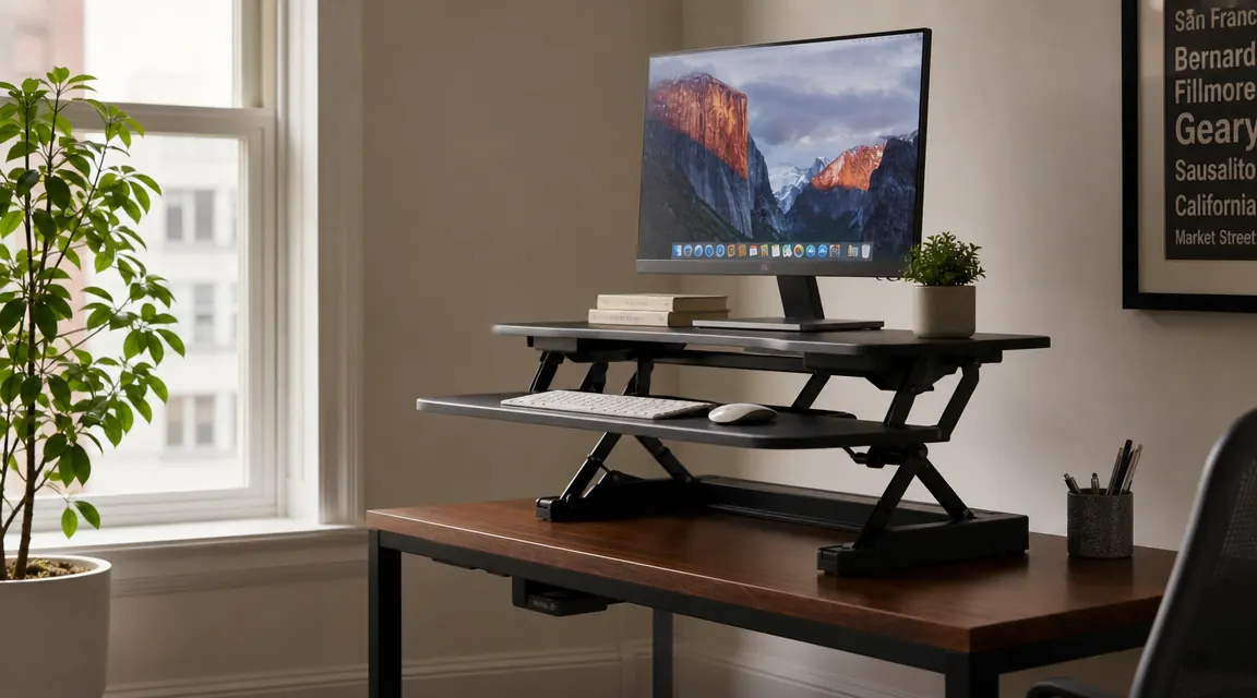 How to Set Up a Standing Desk Converter in a Small Apartment